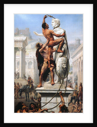 The Sack of Rome by Visigoths, 410, 1890 by Joseph-Noël Sylvestre