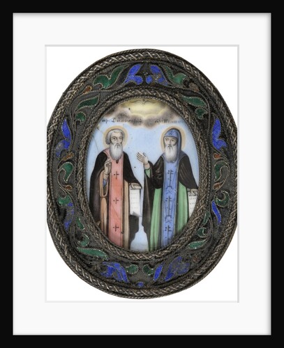 Saints Dimitry of Rostov and Ignatius Brianchaninov by Russian icon