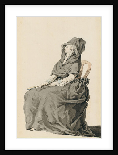 Portrait of Marie Antoinette during her trial, 1793 by Anonymous
