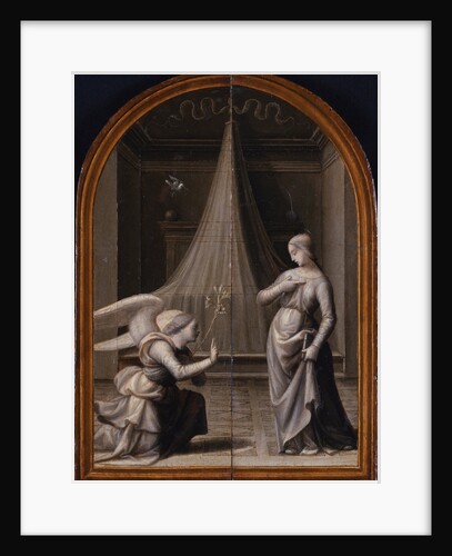 The Annunciation. (Triptych, reverse), 1500 by Mariotto Albertinelli