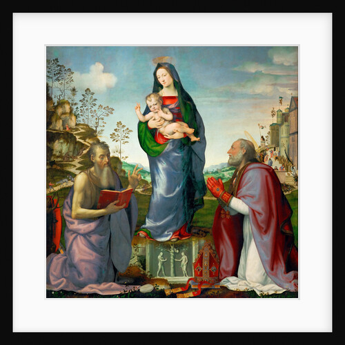 Madonna and Child with Saints James and Zenobius, 1506 by Mariotto Albertinelli