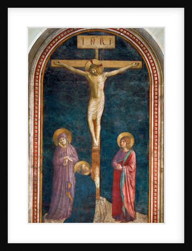 The Crucifixion with Saint Dominic, c. 1440 by Fra Giovanni da Fiesole Angelico