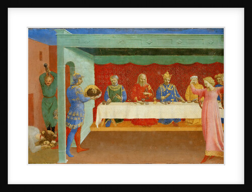 The Feast of Herod and the Beheading of Saint John the Baptist, ca 1430 by Fra Giovanni da Fiesole Angelico