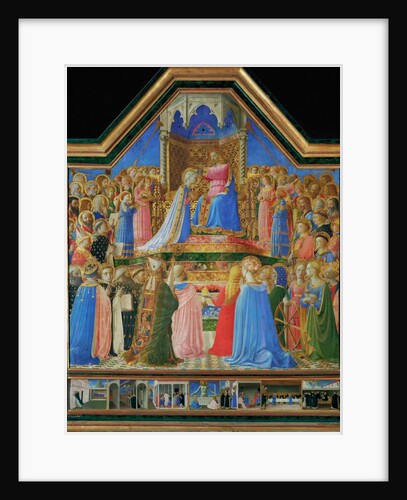 The Coronation of the Virgin, ca 1430 by Fra Giovanni da Fiesole Angelico