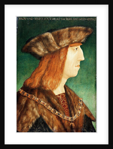 Portrait of Emperor Maximilian I, after 1504 by Albrecht Dürer