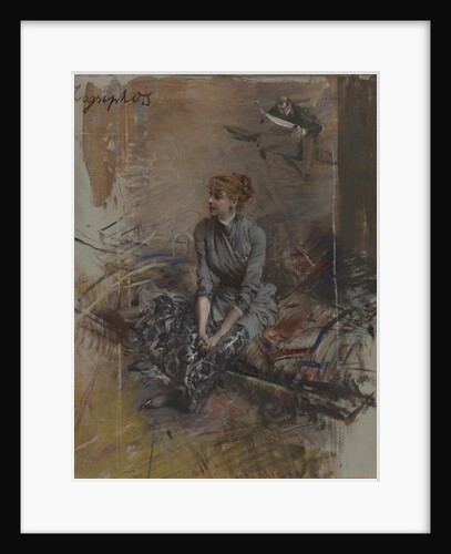 Portrait of the actress Gabrielle Réjane by Giovanni Boldini