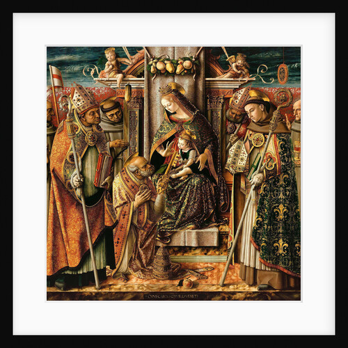 The Delivery of the Keys, c. 1490 by Carlo Crivelli