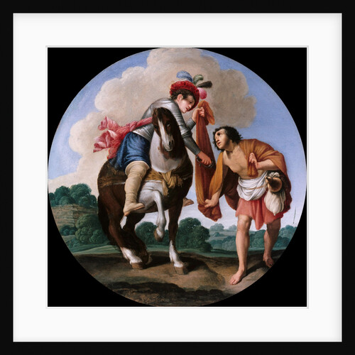 Saint Martin and a beggar, c. 1608-1610 by Carlo Saraceni