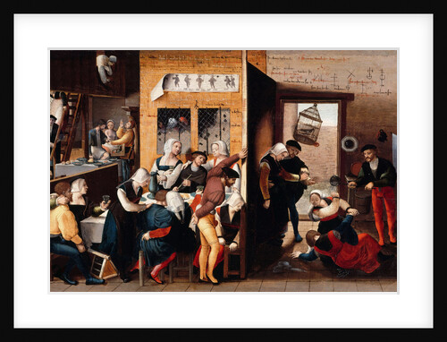 Brothel scene, 1537 by Brunswick Monogrammist