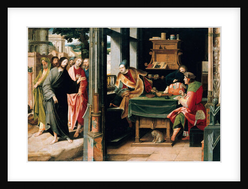 The Vocation of Saint Matthew by Cornelis Engebrechtsz.
