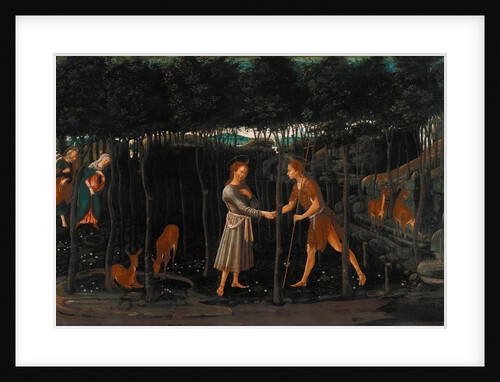 The Meeting of the Christ Child and John the Baptist by Jacopo del Sellaio