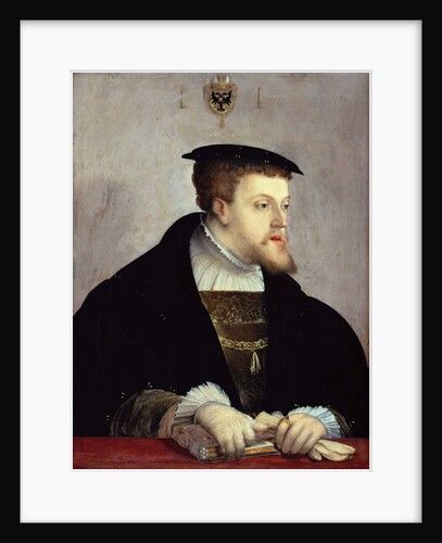 Portrait of the Emperor Charles V, ca 1532 by Christoph Amberger