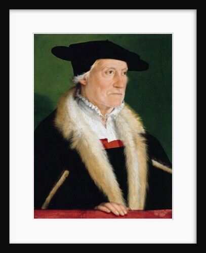 Portrait of the cosmographer Sebastian Münster, c. 1550 by Christoph Amberger