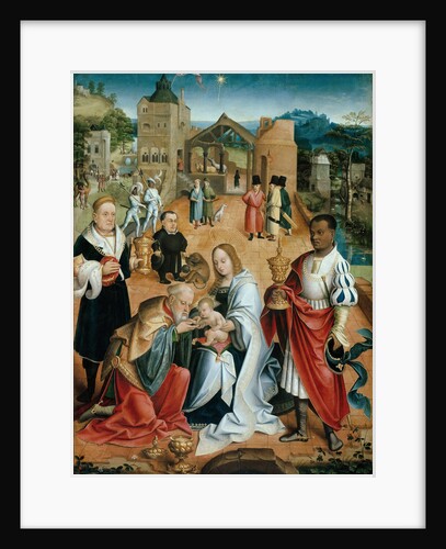 The Adoration of the Magi (Central Panel of the Triptych), 16th century by Jacob Claesz. van Utrecht