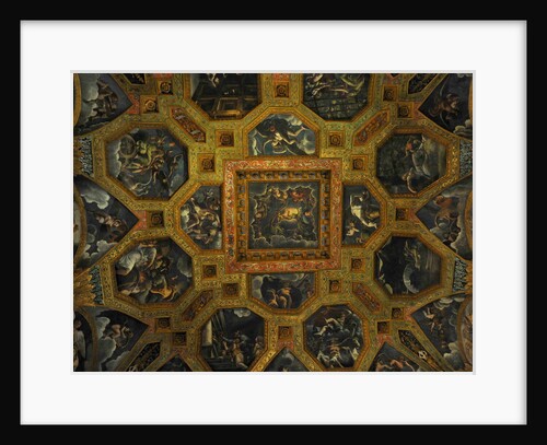 Fresco detail from the Chamber of Amor and Psyche, 1526-1534 by Giulio Romano