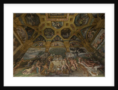 Fresco detail from the Chamber of Amor and Psyche, 1526-1534 by Giulio Romano