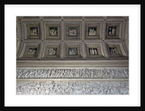 The Room of the Stuccoes (Camera degli Stucchi) of the Palazzo del Tè, 1526-1534 by Francesco Primaticcio