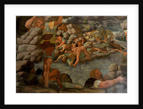 The Fall of the Giants (Sala dei Giganti), 1536 by Giulio Romano