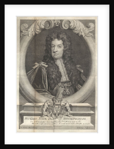 John Sheffield, 1st Duke of Buckingham and Normanby, 1722 by George Vertue