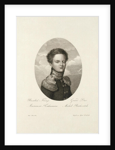 Grand Duke Michael Pavlovich of Russia, 1814 by Salvatore Cardelli