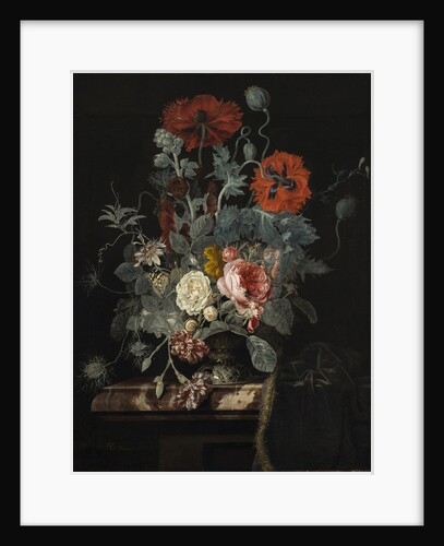 Floral still life, 1665 by Henri de Fromantiou