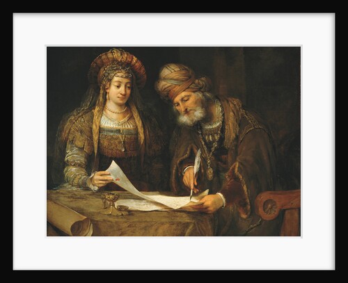 Esther and Mordechai, 1675 by Aert de Gelder