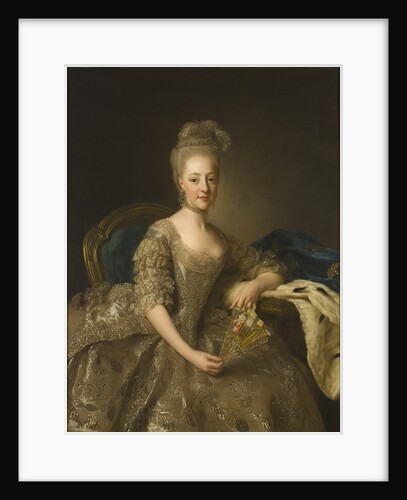 Portrait of Hedwig Elisabeth Charlotte of Holstein-Gottorp, 1774 by Alexander Roslin
