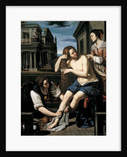 Bathsheba at Her Bath, ca 1637 by Bernardo Cavallino