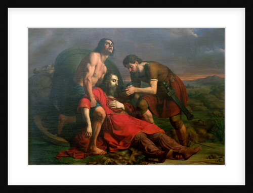 Polystratos and the Dying Darius, 1837 by Cesare Masini