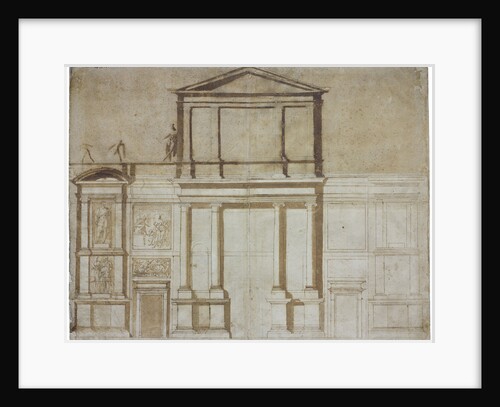 Project for the Facade of San Lorenzo in Florence, 1516 by Michelangelo Buonarroti