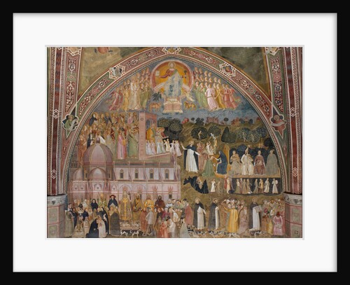 Via Veritatis (The Way of Truth). Fresco of the Cappellone degli Spagnoli, ca 1365 by Andrea di Bonaiuto