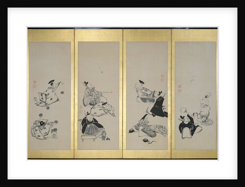 The Thirty-Six Immortal Poets, 1798 by Ito Jakuchu