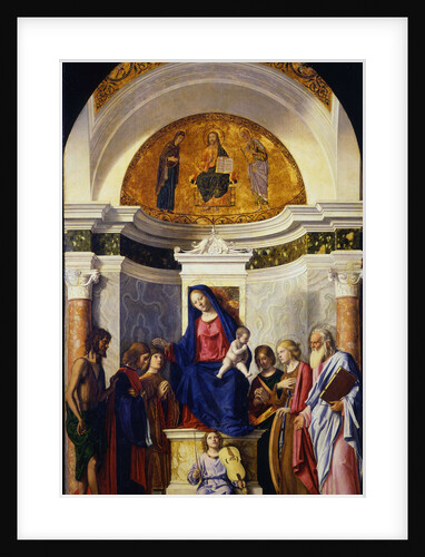 Virgin and Child with Saints John the Baptist, Cosmas and Damian, Catherine and Paul, ca 1506-1507 by Giovanni Battista Cima da Conegliano