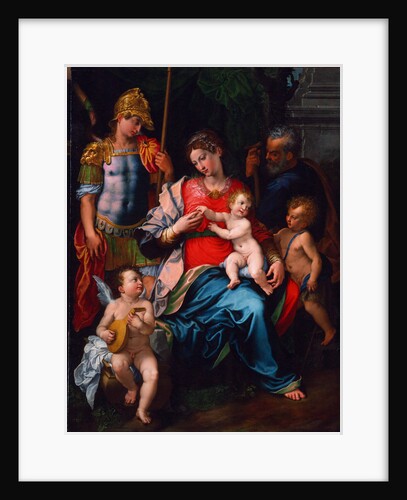 Virgin and Child with Saints John the Baptist, Michael the Archangel and Joseph, 1545 by Girolamo Sciolante da Sermoneta