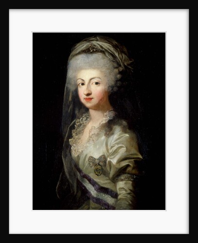 Portrait of Princess Carolina Maria Teresa Giuseppa of Parma, Late 18th century by Anonymous