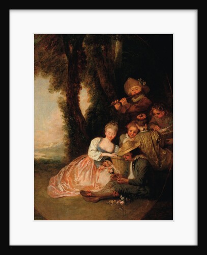 The Declaration Of Love, c. 1716 by Jean Antoine Watteau
