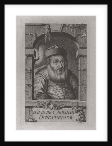Portrait of David Oppenheim, chief rabbi of Prague, 1773 by Johann Balzer