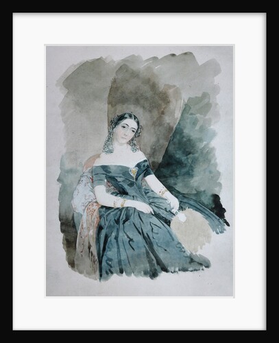 Portrait of Leonilla Ivanovna Baryatinskaya, Princess zu Sayn Wittgenstein, 1846 by Vasily Semyonovich Sadovnikov