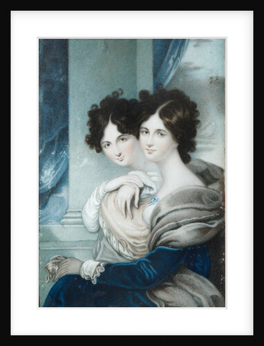 Portrait of Sisters Princesses Anna Petrovna and Ekaterina Petrovna Lopukhin by Anonymous