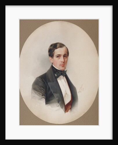 Portrait of Fyodor Nikolayevich Chelishchev, 1851 by Vladimir Ivanovich Hau