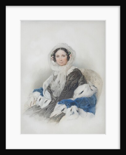 Portrait of Yelena Fyodorovna Ryumina, 1846 by Pyotr Fyodorovich Sokolov