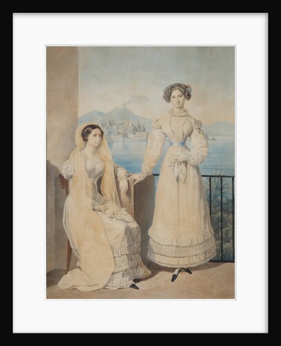 Portrait of Sisters Countesses Dorothea and Catherine von Tiesenhausen, 1825 by Alexander Pavlovich Briullov