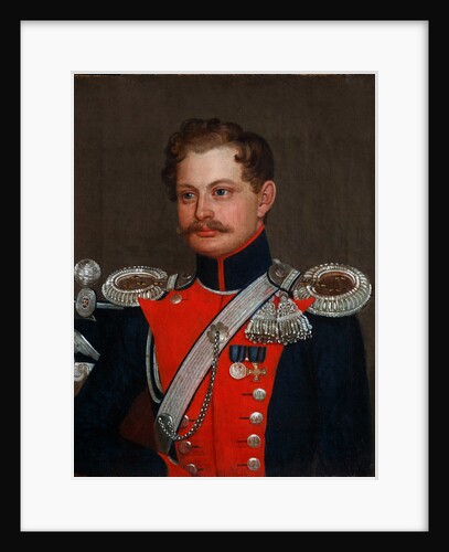 Portrait of a staff captain of 3rd Elisavetgrad Hussar Regiment, 1837 by Anonymous