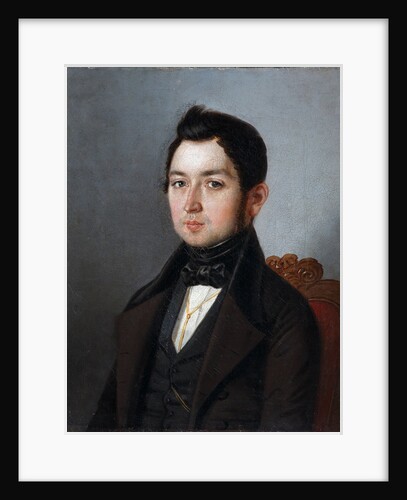 Portrait of Ivan Ivanovich Molnar, 1840 by Sergey Ivanovich Khlobystayev