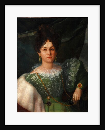 Portrait of Anna Borisovna Bakunina, 1832 by Yakov Streshnev