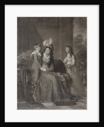 Portrait of Ekaterina Sergeevna Samoylova, née Trubetskaya with Children, 1797 by James Walker