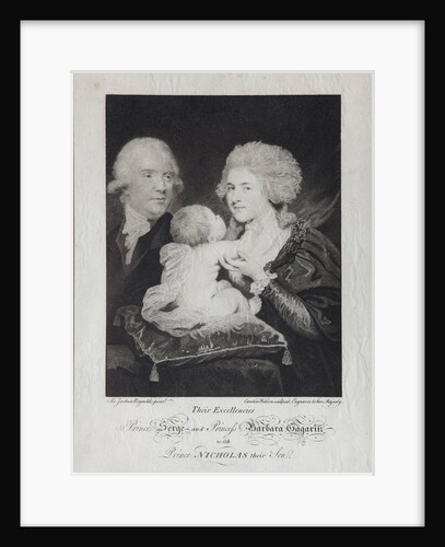 Portrait of Count Sergei Sergeyevich Gagarin and Countess Varvara Nikolaevna Gagarina (1 by Caroline Watson