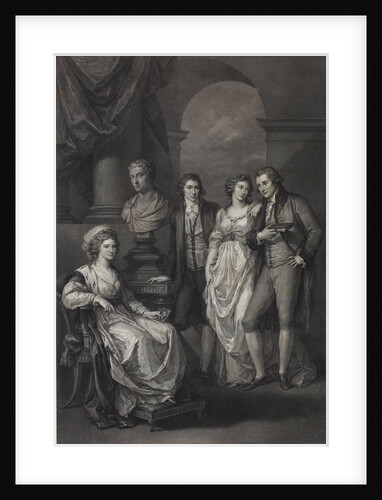 Family portrait of Catherine Petrovna Baryatinskaya, née Princess of Holstein-Beck, 1793 by Raphael Morghen