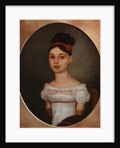Portrait of Yelizaveta Fyodorovna Ozerova, née Zagryazyskaya, c. 1815 by Anonymous