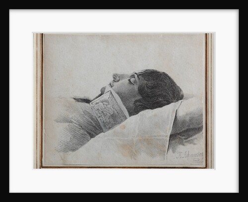 Dimitri Venevitinov on the deathbed, 1827 by Konstantin Yakovlevich Afanasyev